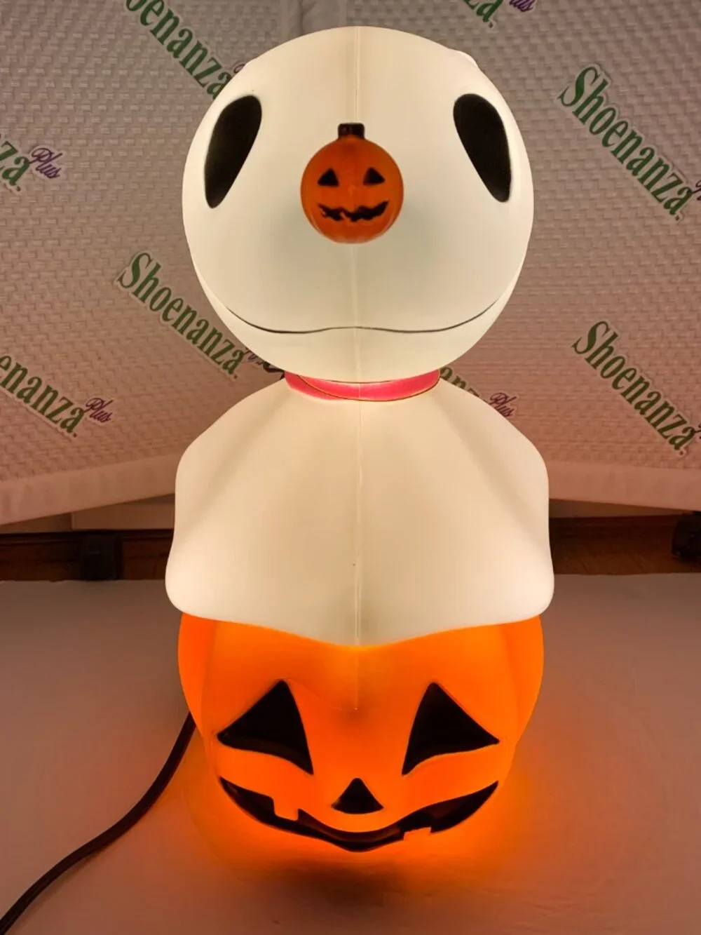 Disney Nightmare Before Christmas Zero Halloween Pumpkin Blow Mold Light Up 18